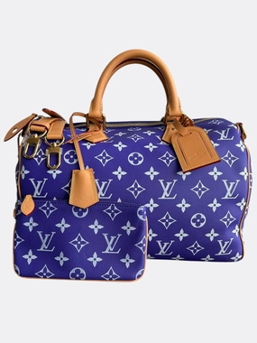 Louis Vuitton Purple & White Monogram P9 Speedy 40
