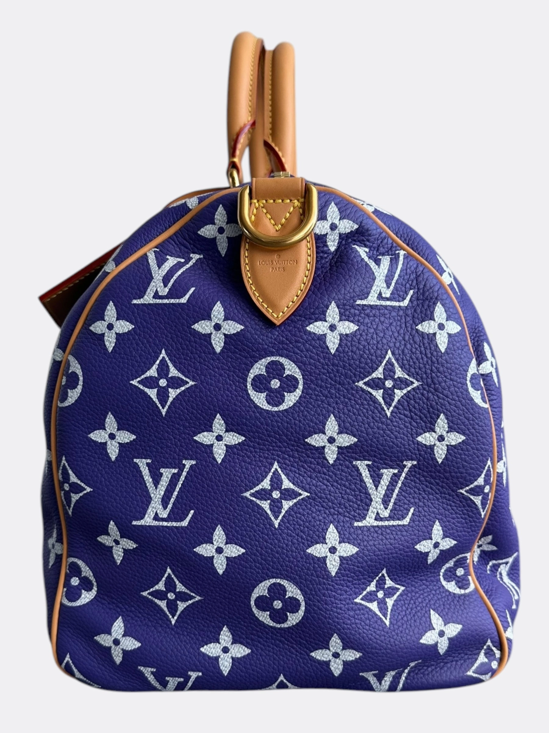 Louis Vuitton Purple & White Monogram P9 Speedy 40
