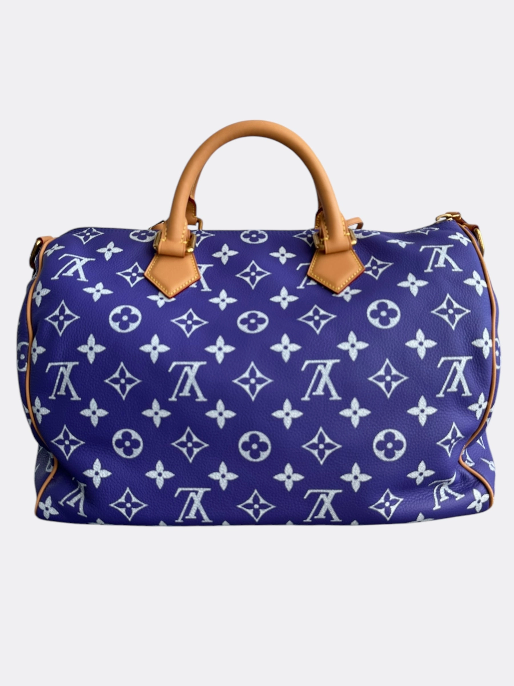 Louis Vuitton Purple & White Monogram P9 Speedy 40