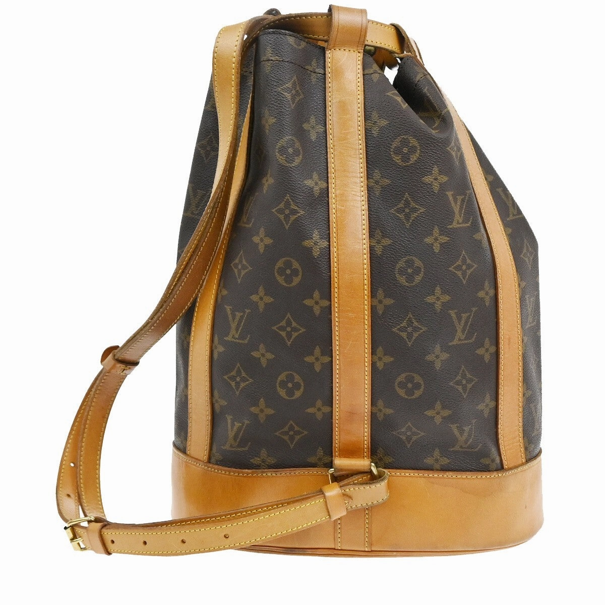 Louis Vuitton Randonne Canvas Shoulder Bag (Pre-Owned)
