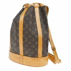 Louis Vuitton Randonne Canvas Shoulder Bag (Pre-Owned)
