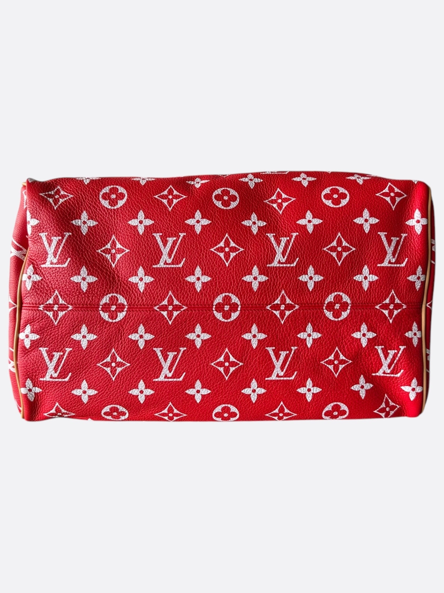Louis Vuitton Red & White Monogram P9 Speedy 40