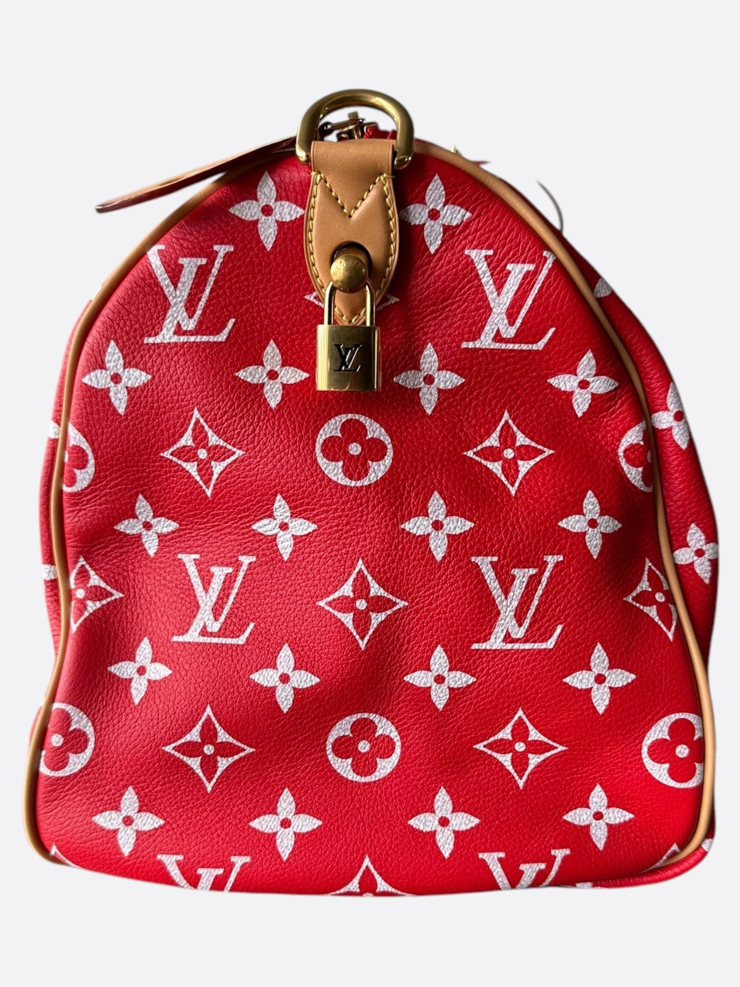 Louis Vuitton Red & White Monogram P9 Speedy 40