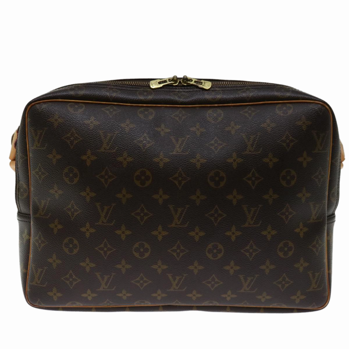 Louis Vuitton Reporter Brown Canvas Shoulder Bag
