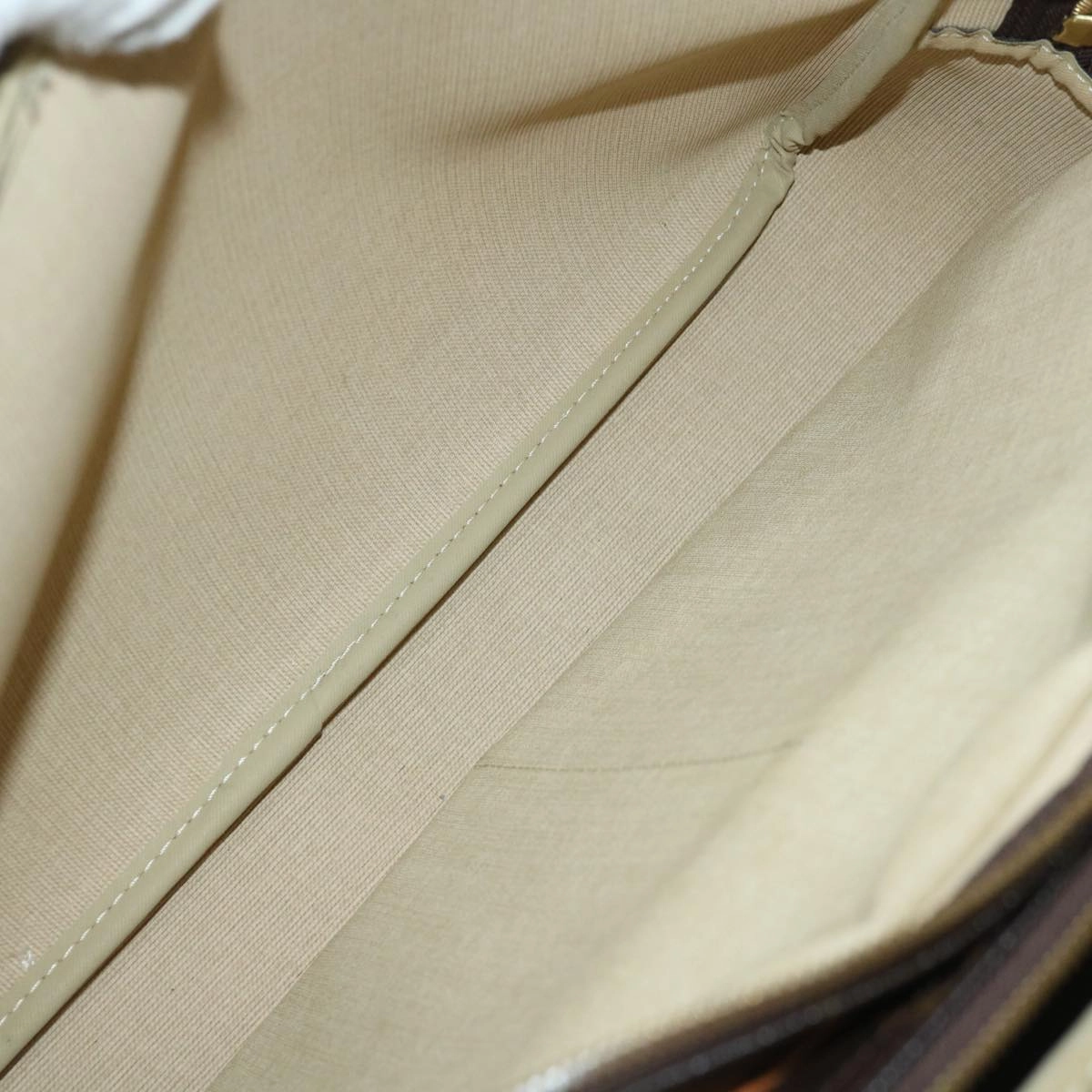 Louis Vuitton Reporter Brown Canvas Shoulder Bag