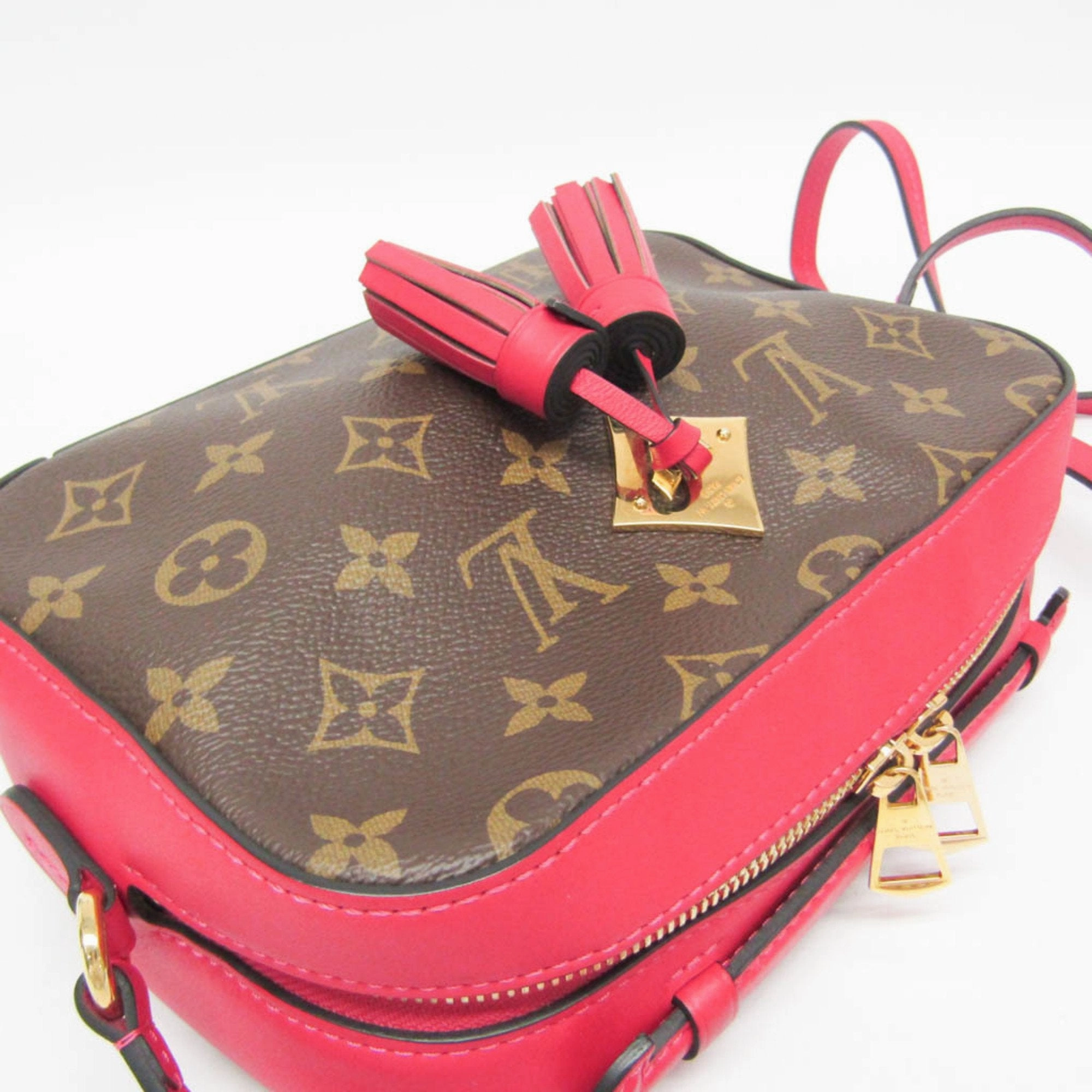 Louis Vuitton Saintonge Brown Canvas Shoulder Bag
