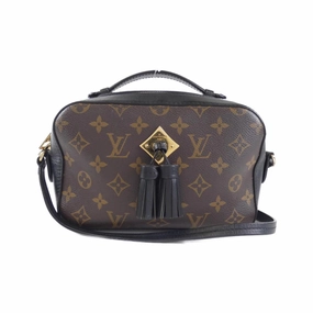 Louis Vuitton Santa Monica Canvas Shoulder Bag (Pre-Owned)