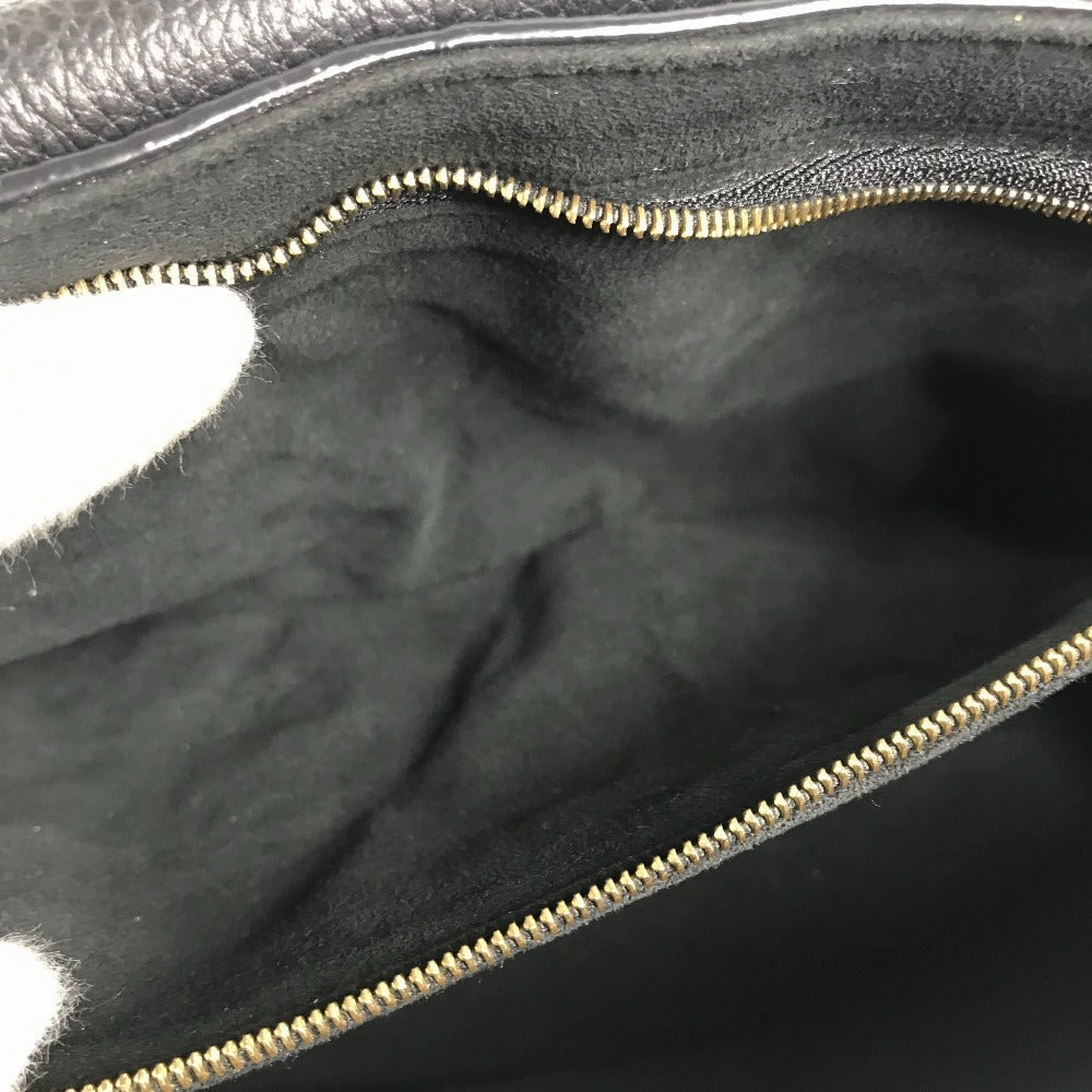 LOUIS VUITTON Shoulder Bag M44151 Monogram Ann Platt Leather black Monogram Ann Platt Vavan PM Women