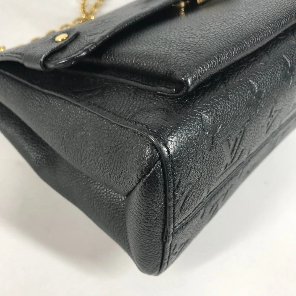 LOUIS VUITTON Shoulder Bag M44151 Monogram Ann Platt Leather black Monogram Ann Platt Vavan PM Women