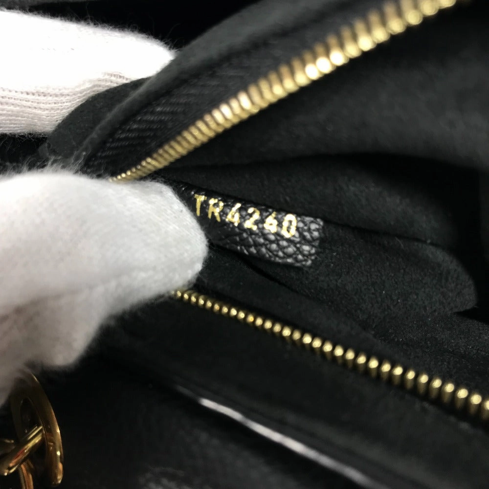 LOUIS VUITTON Shoulder Bag M44151 Monogram Ann Platt Leather black Monogram Ann Platt Vavan PM Women