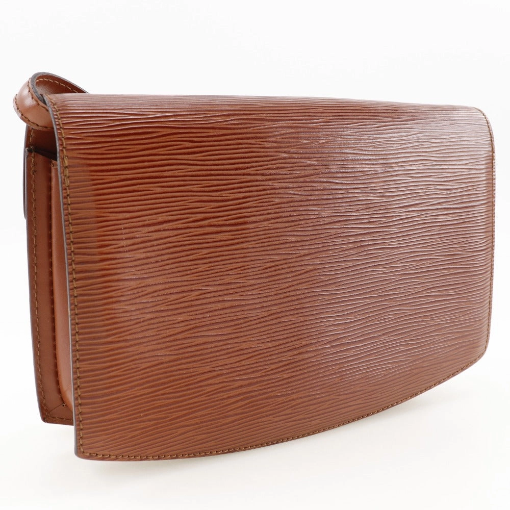 LOUIS VUITTON Shoulder Bag M52563 Epi Leather Brown 2-way clutch Prebourg Women