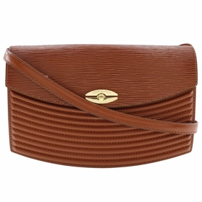LOUIS VUITTON Shoulder Bag M52563 Epi Leather Brown 2-way clutch Prebourg Women