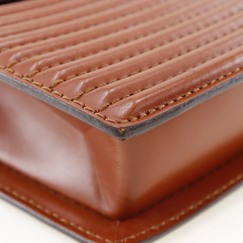 LOUIS VUITTON Shoulder Bag M52563 Epi Leather Brown 2-way clutch Prebourg Women