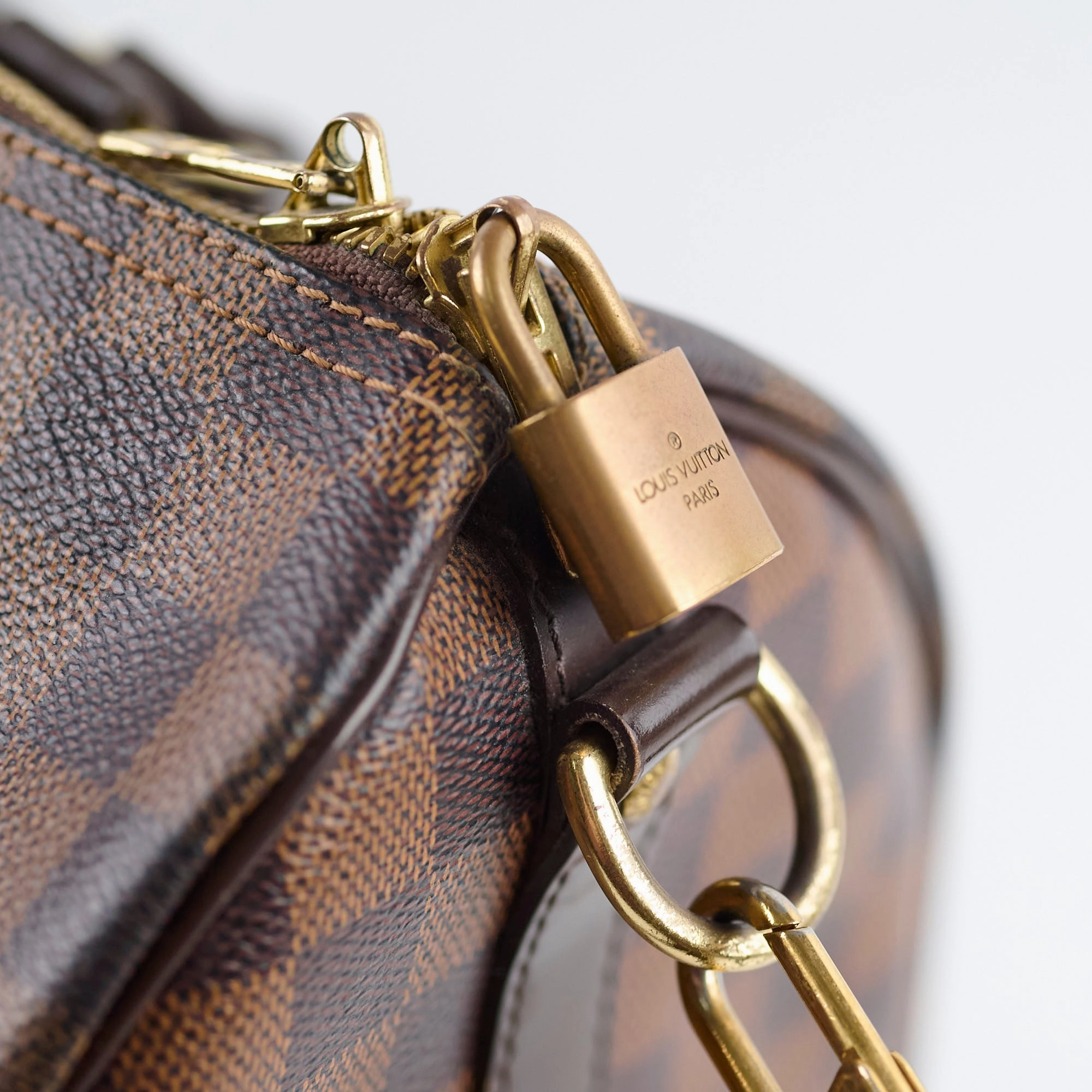 Louis Vuitton Speedy 30 Bandoulliere Damier Ebene