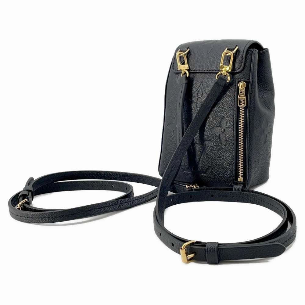 LOUIS VUITTON Tiny Backpack Noir M80596 Monogram Empreinte Leather
