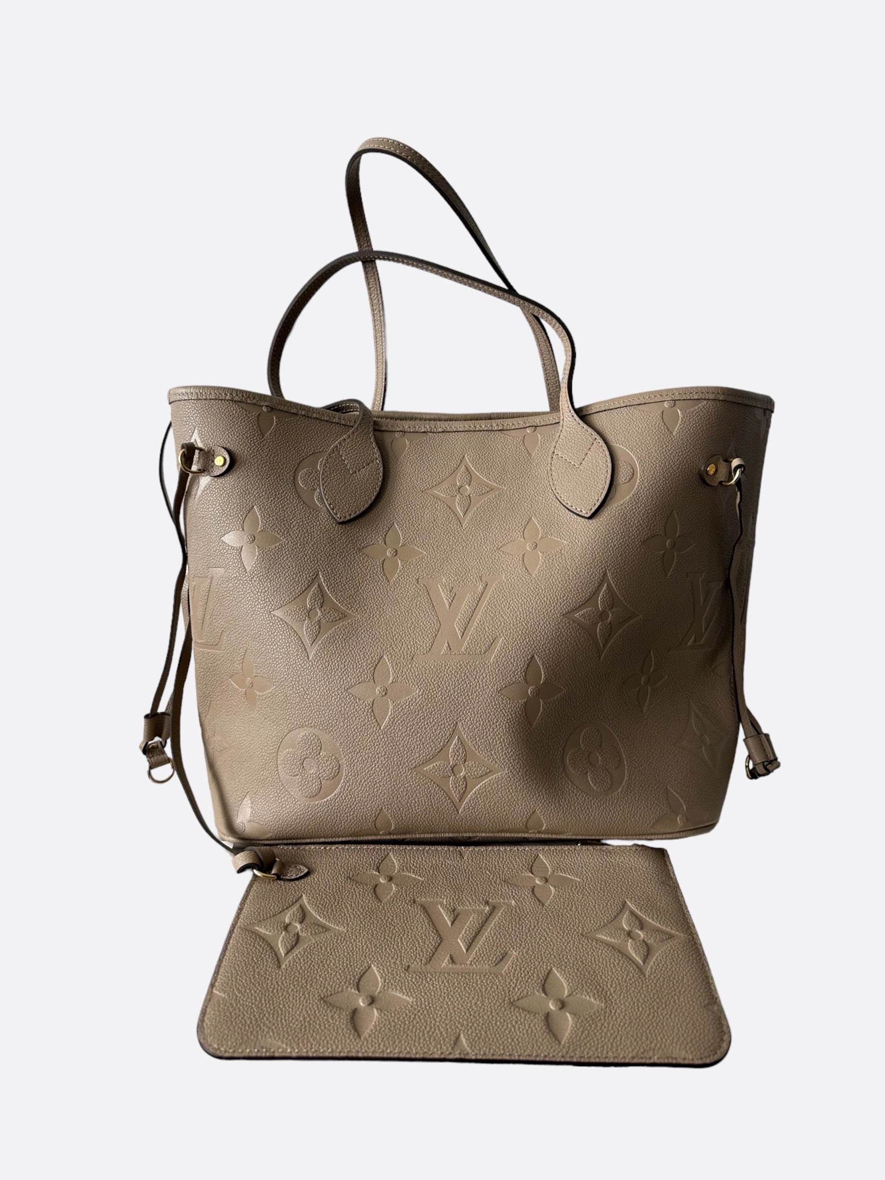 Louis Vuitton Turtledove Empreinte Monogram Neverfull MM