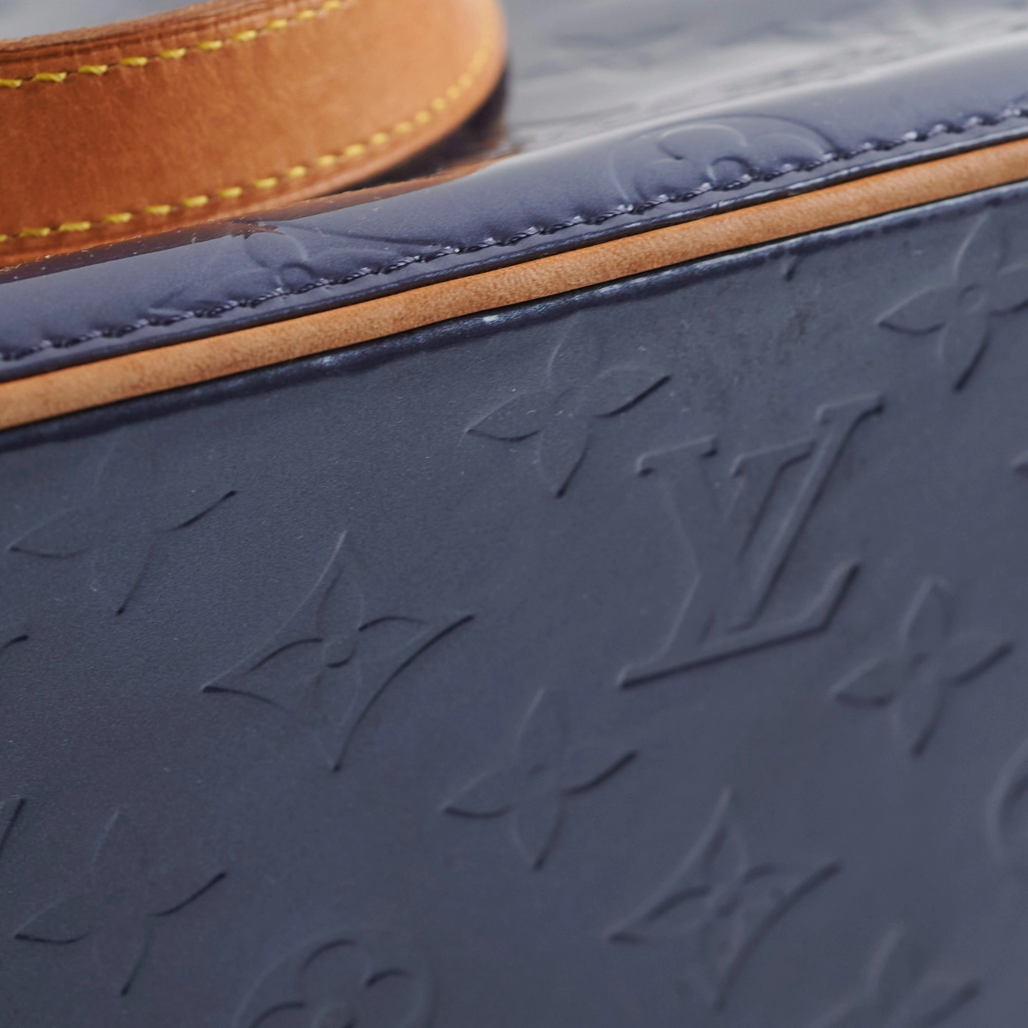 Louis Vuitton Vernis Houston Shoulder Bag Indigo