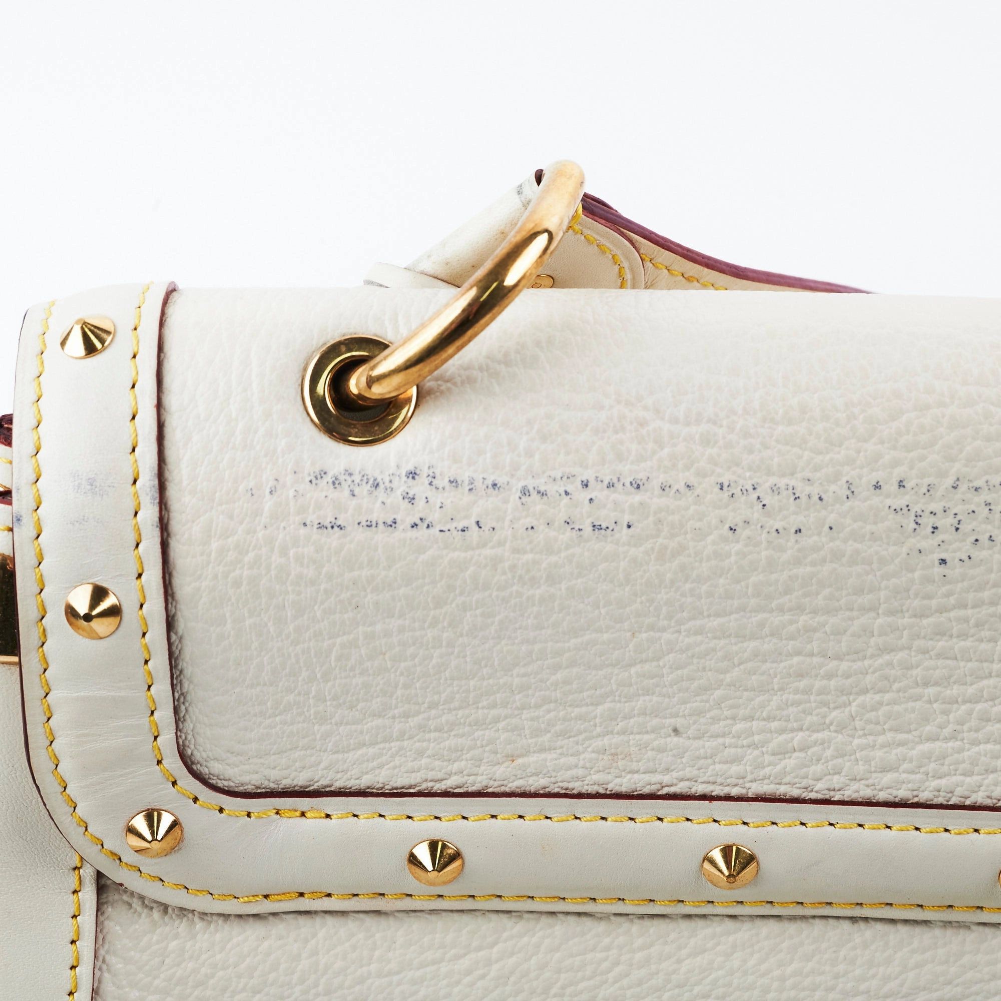 Louis Vuitton Vintage Suhali Le Talentueux Shoulder Bag Ivory