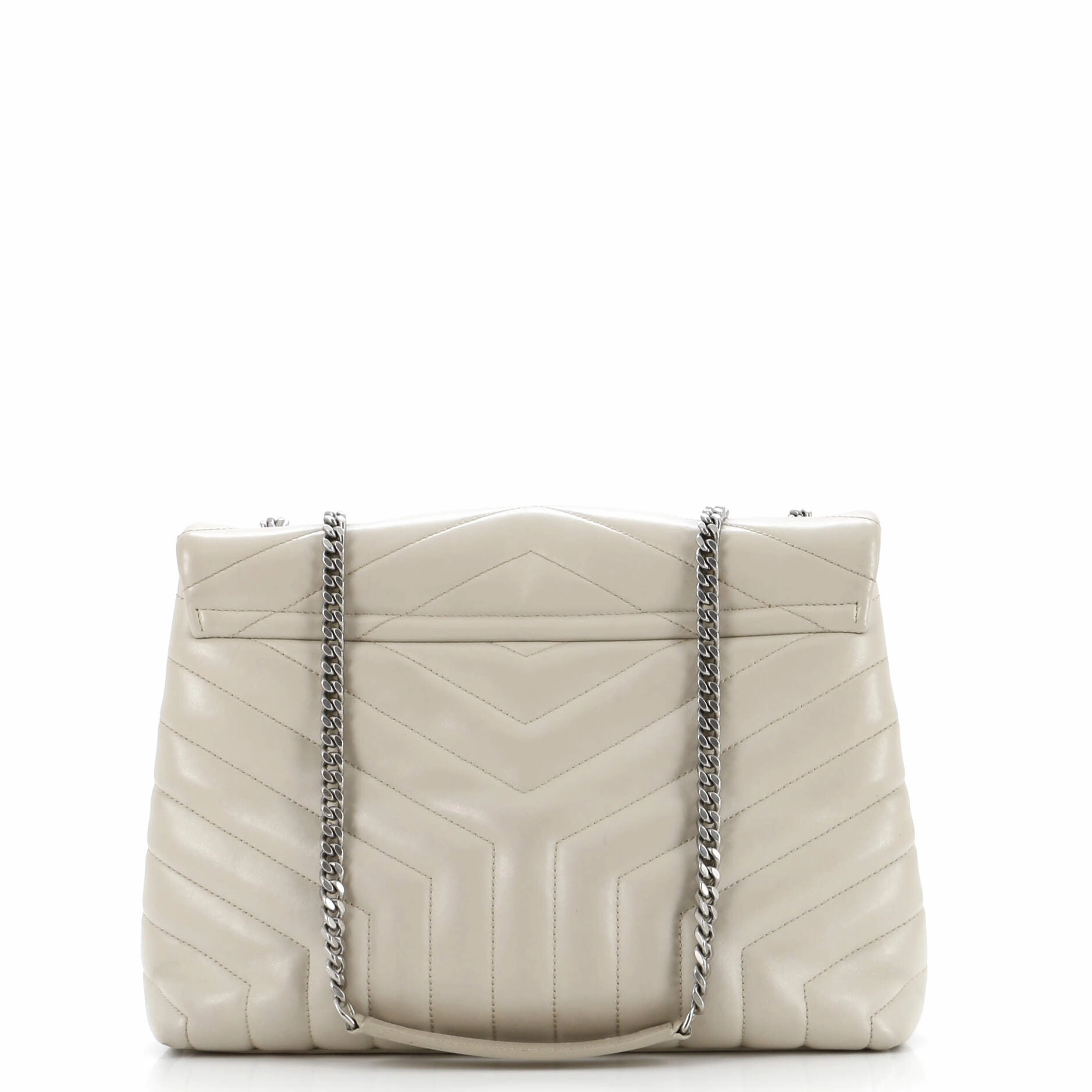 Loulou Shoulder Bag Matelasse Chevron Leather Medium
