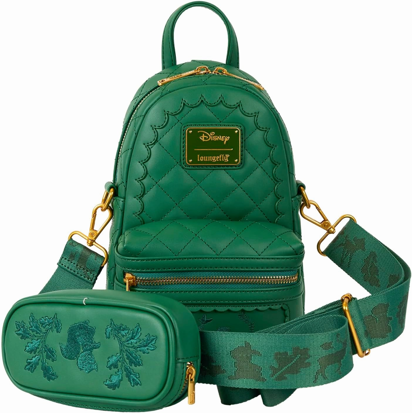 Loungefly Disney Bambi Quilted Convertible Sling Bag