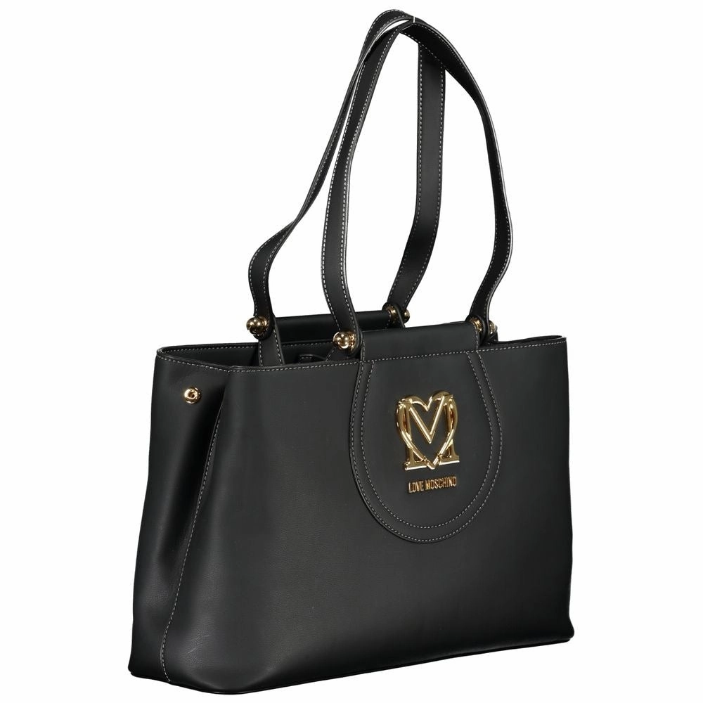 Love Moschino Black Polyethylene Women's Handbag