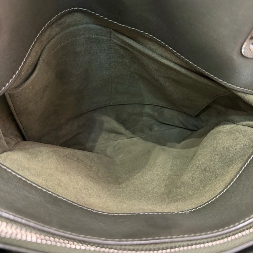 Lv Dark Green Cowhide Moonlight Goddess Series Tote Shoulder Bag