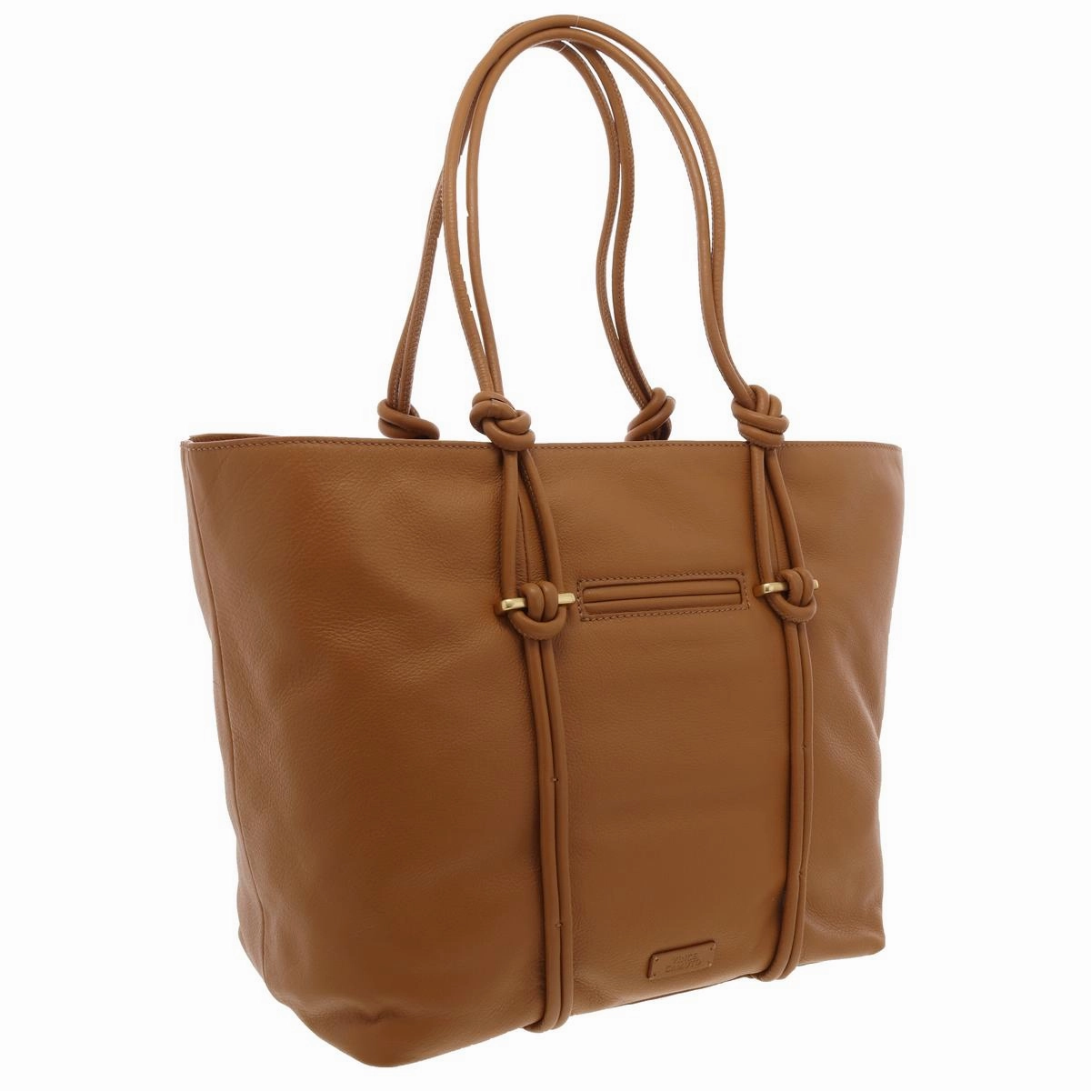 Lynne Womens Solid Leather Tote Handbag