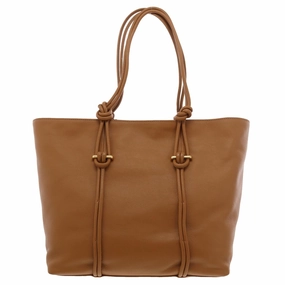 Lynne Womens Solid Leather Tote Handbag
