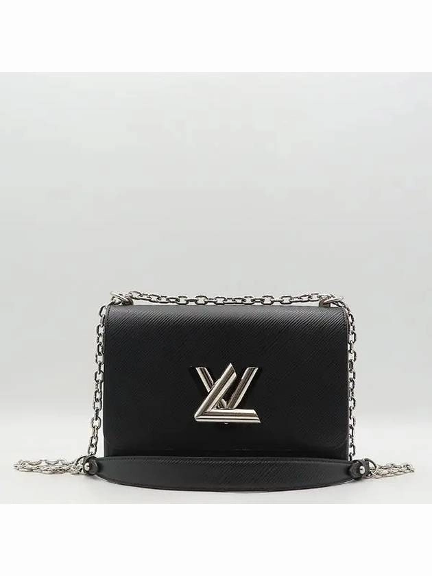 M50282 Black Epi Leather Twist MM Chain Shoulder and Crossbag