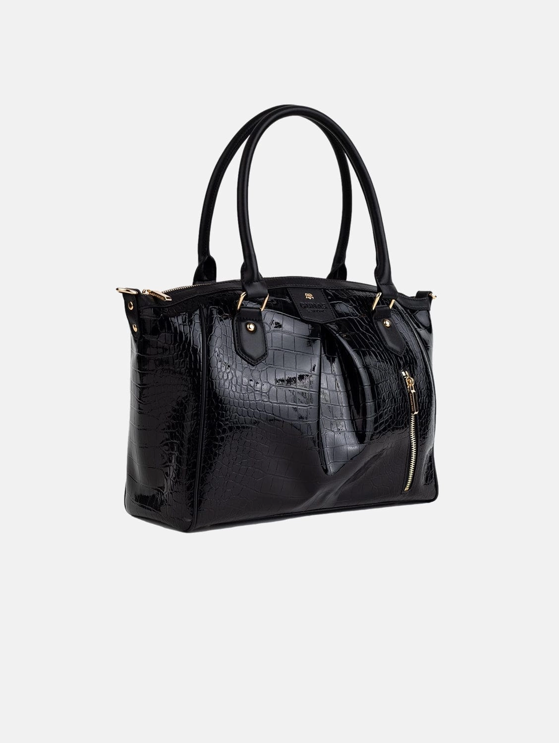 Madison Vegan Leather Handbag | Black
