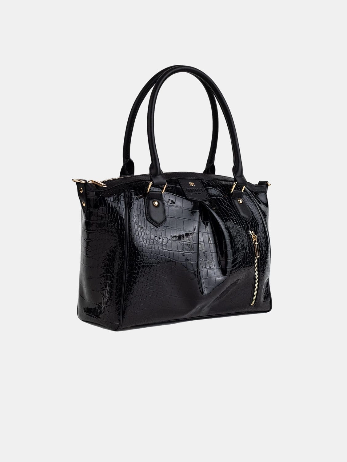 Madison Vegan Leather Handbag | Black