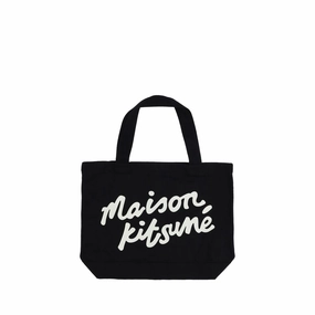 Maison Kitsun Maison Kitsune Handwriting Tote Bag