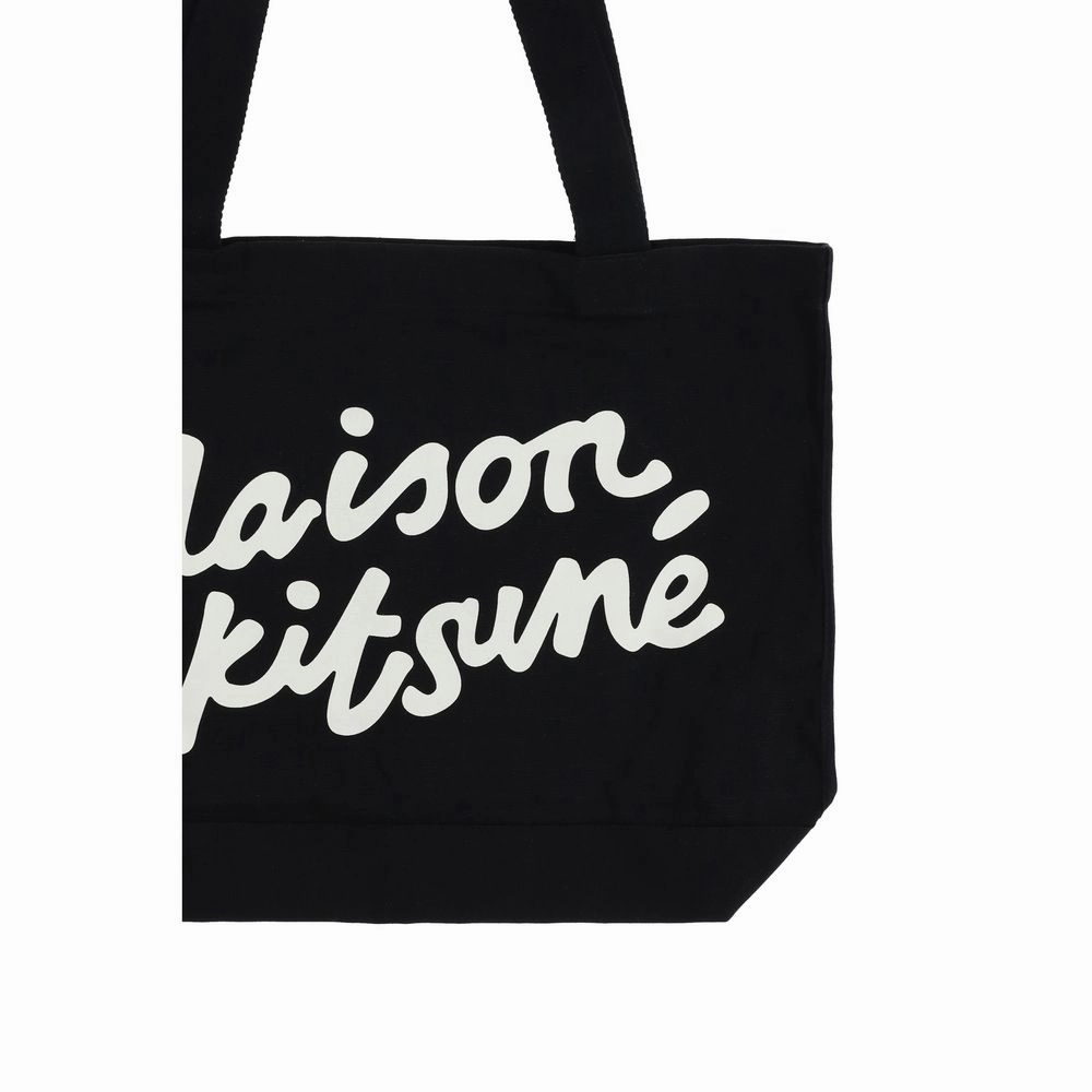 Maison Kitsun Maison Kitsune Handwriting Tote Bag