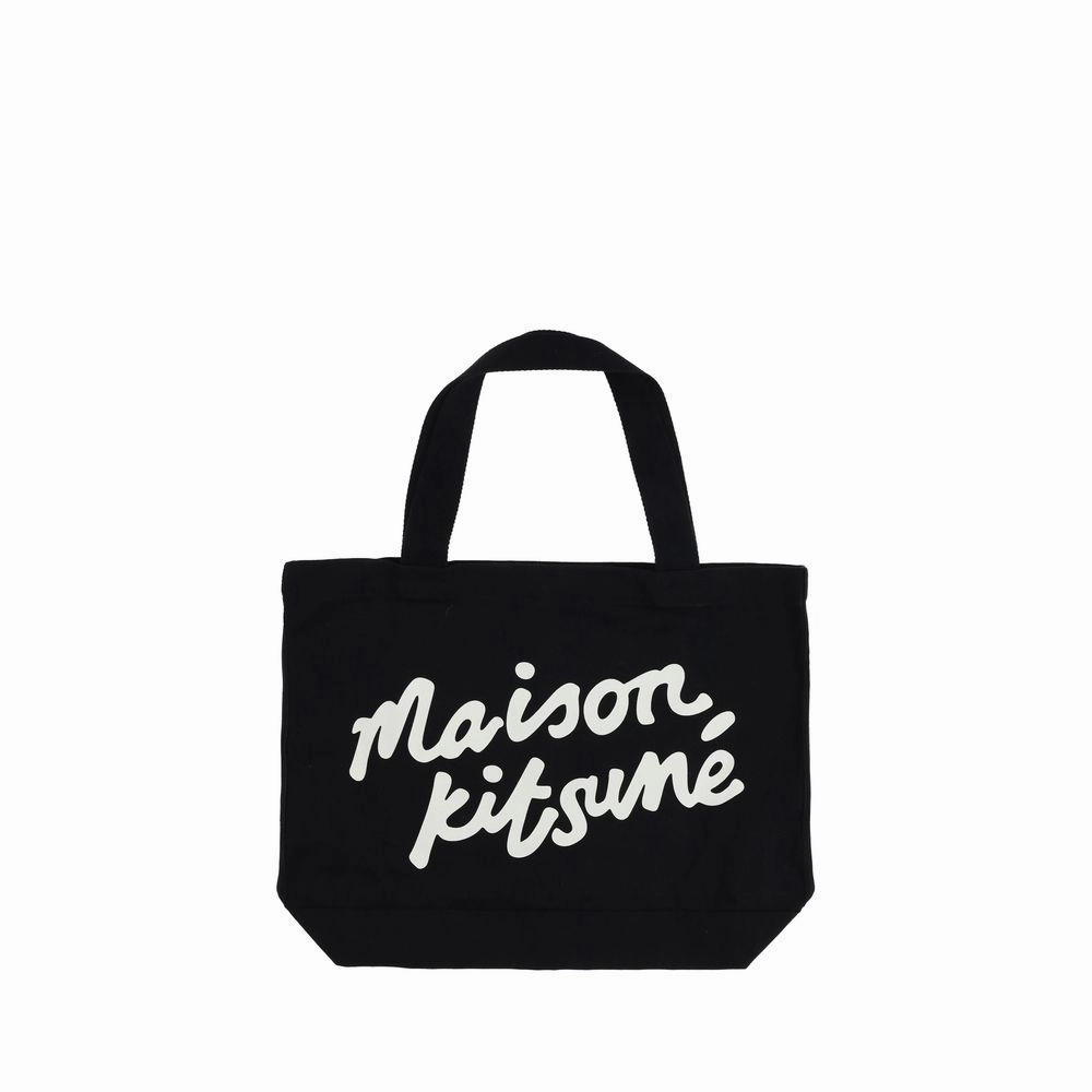 Maison Kitsun Maison Kitsune Handwriting Tote Bag