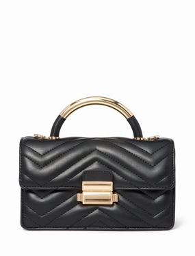 Mandy Metal Top Handle Bag