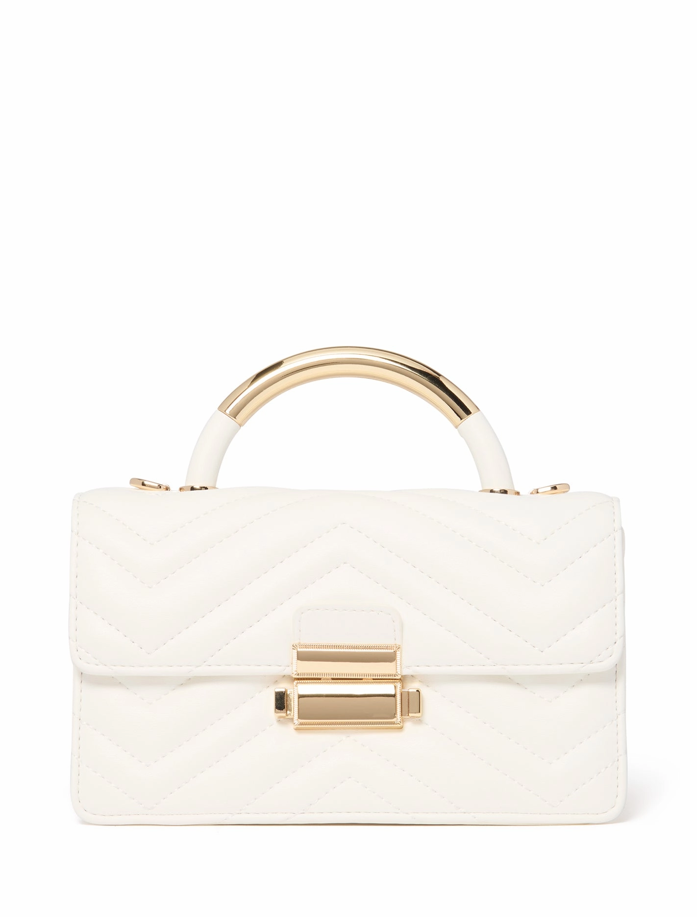 Mandy Metal Top Handle Bag