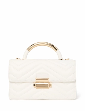 Mandy Metal Top Handle Bag