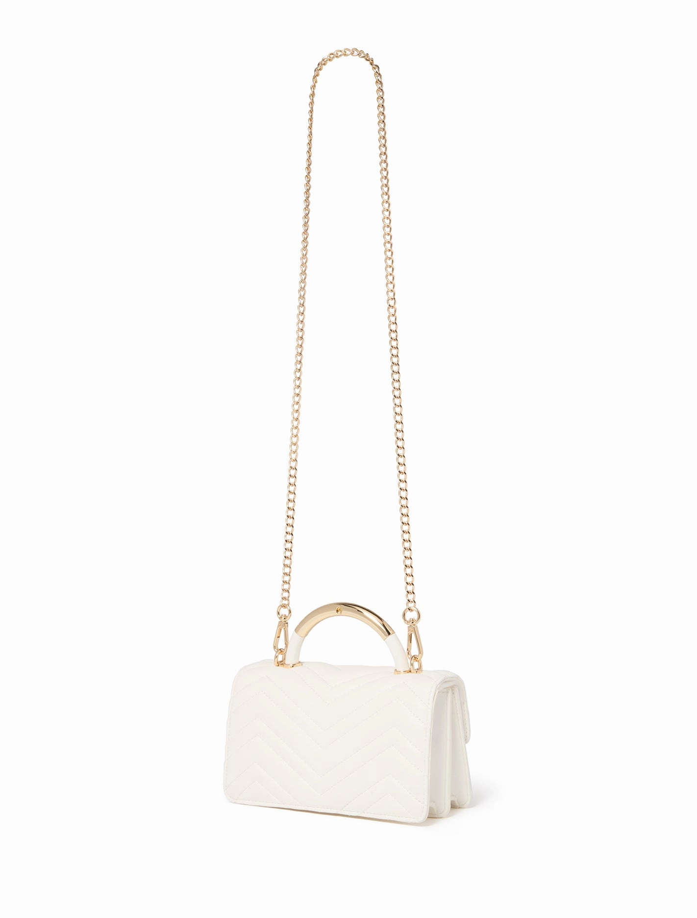 Mandy Metal Top Handle Bag