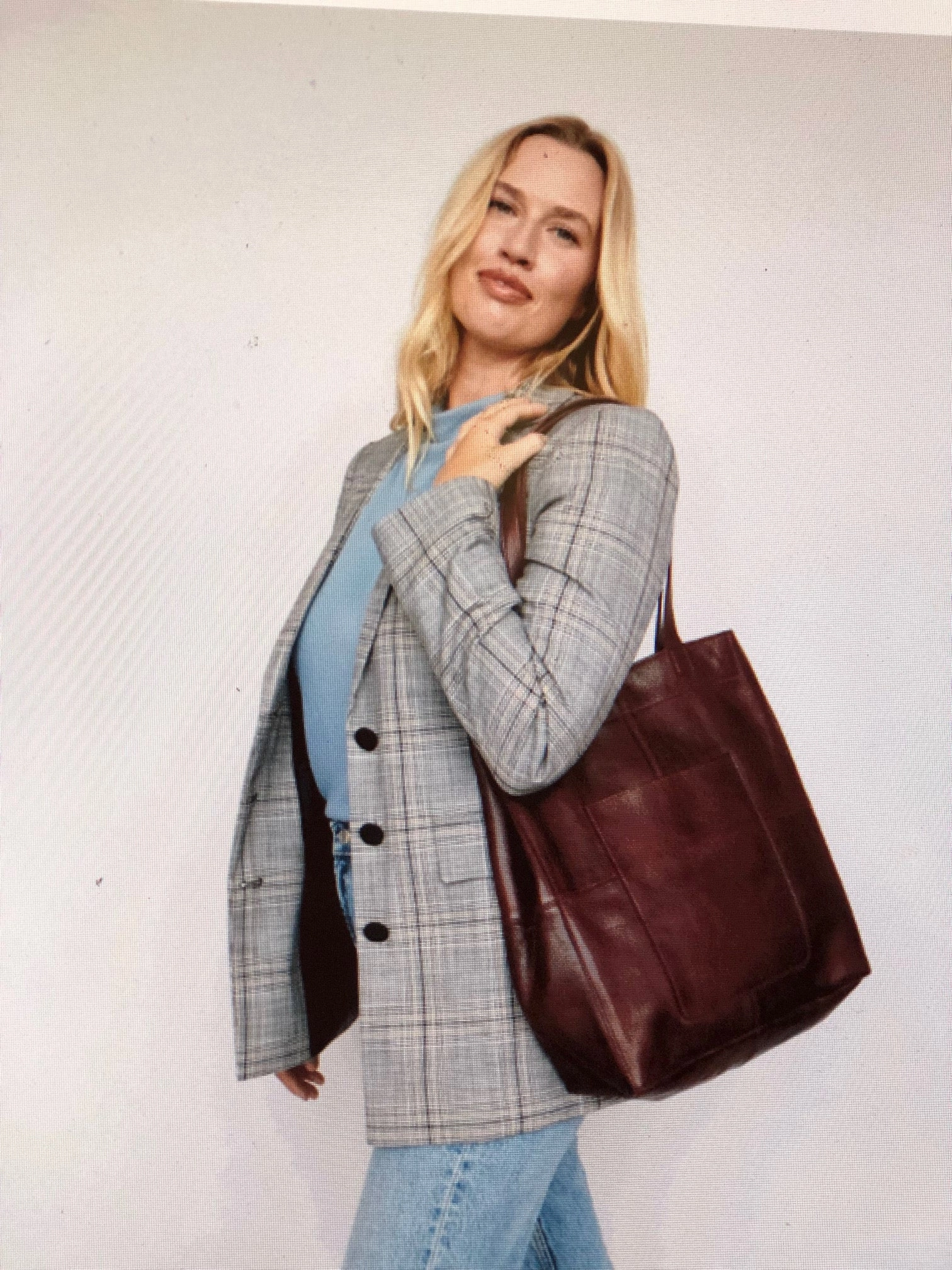 Margie Leather Tote