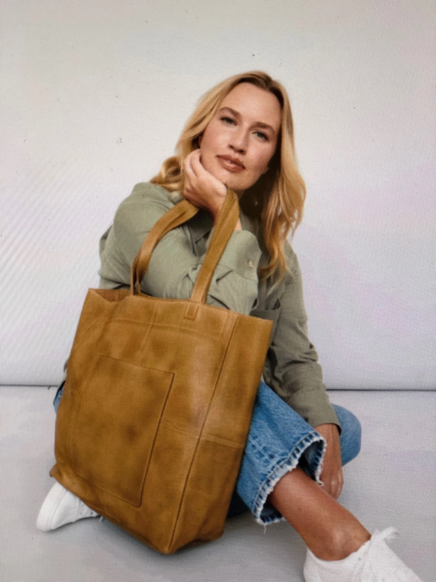 Margie Leather Tote