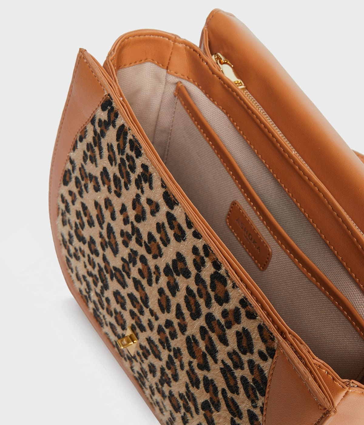Marilyn Amazon Apple Skin Vegan Leather Crossbody | Leopard