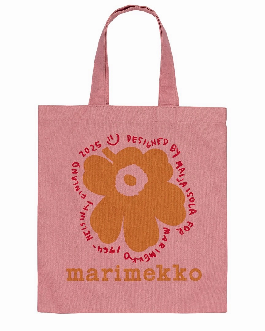 Marimekko Vankka Unikko Placement Shopper Tote