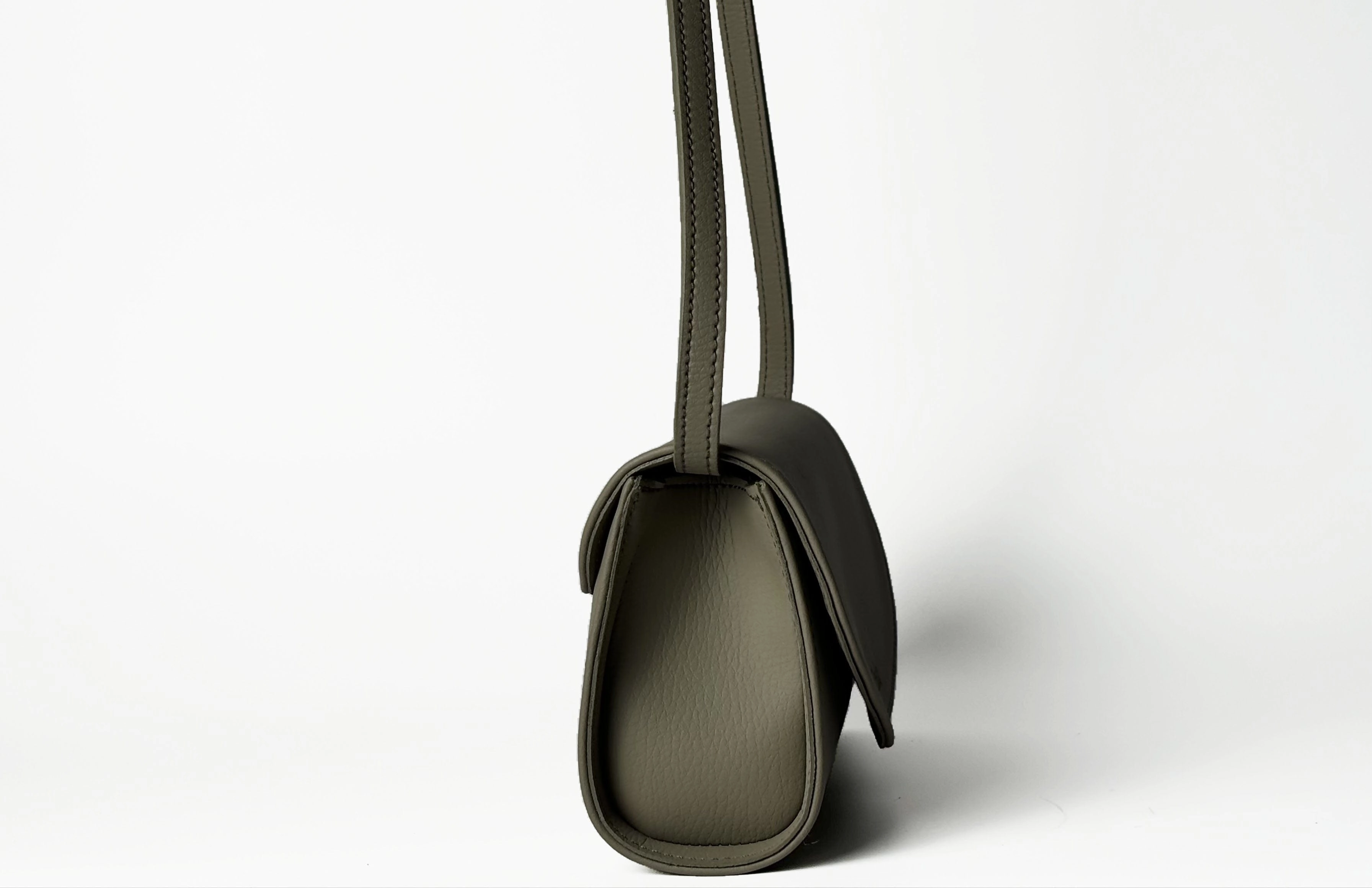 Marlee Apple Leather Vegan Crossbody Bag | Pistachio