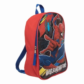 Marvel Spider-Man It's Web-Slinging Time Youth Mini Backpack Travel Adjustable Straps - One Size