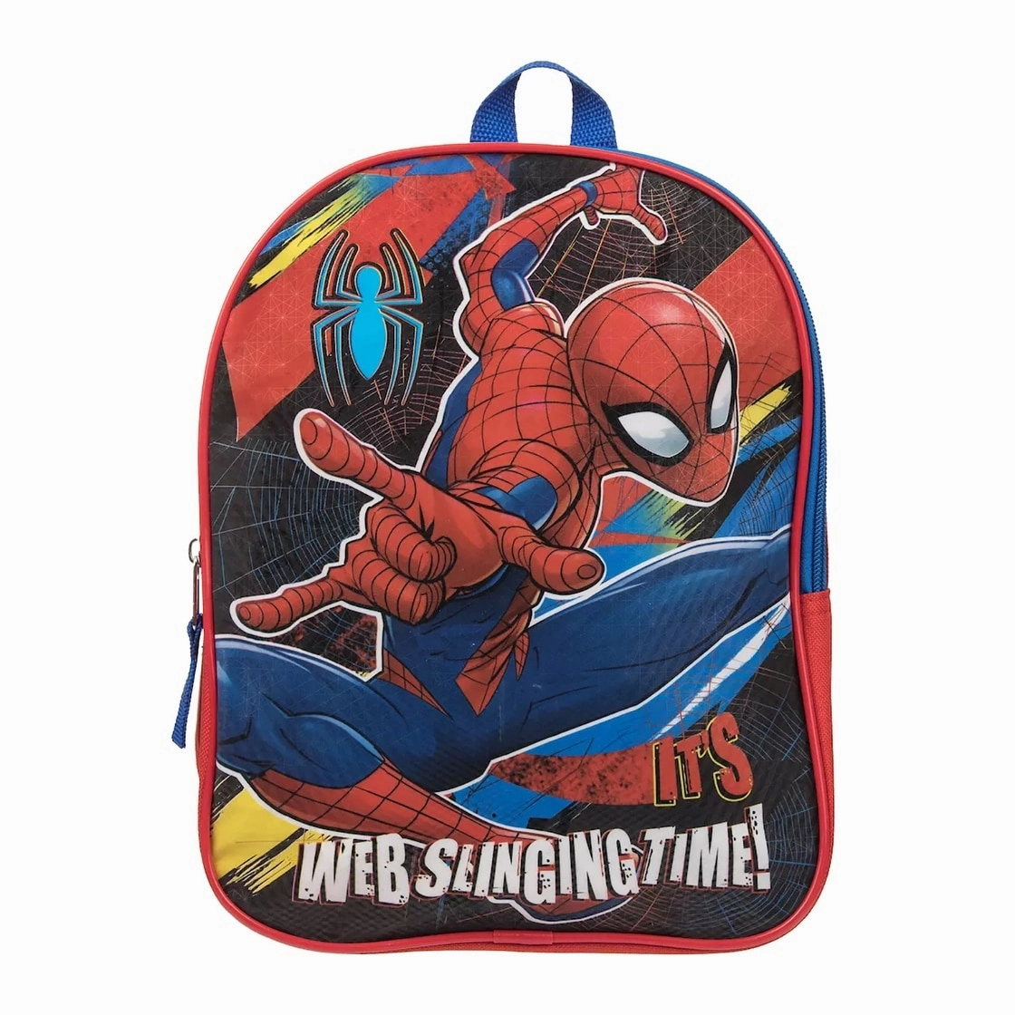 Marvel Spider-Man It's Web-Slinging Time Youth Mini Backpack Travel Adjustable Straps - One Size