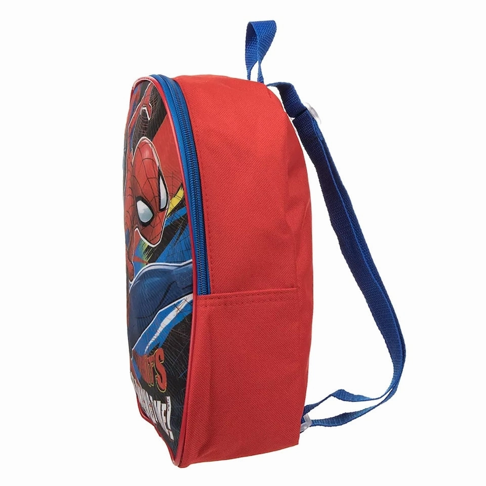 Marvel Spider-Man It's Web-Slinging Time Youth Mini Backpack Travel Adjustable Straps - One Size