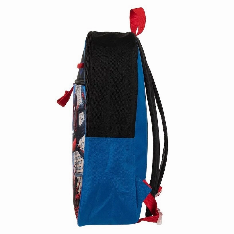 Marvel Spider-Man Miles Morales and Spidey 5-Piece 16" Youth Backpack Combo Set - One Size
