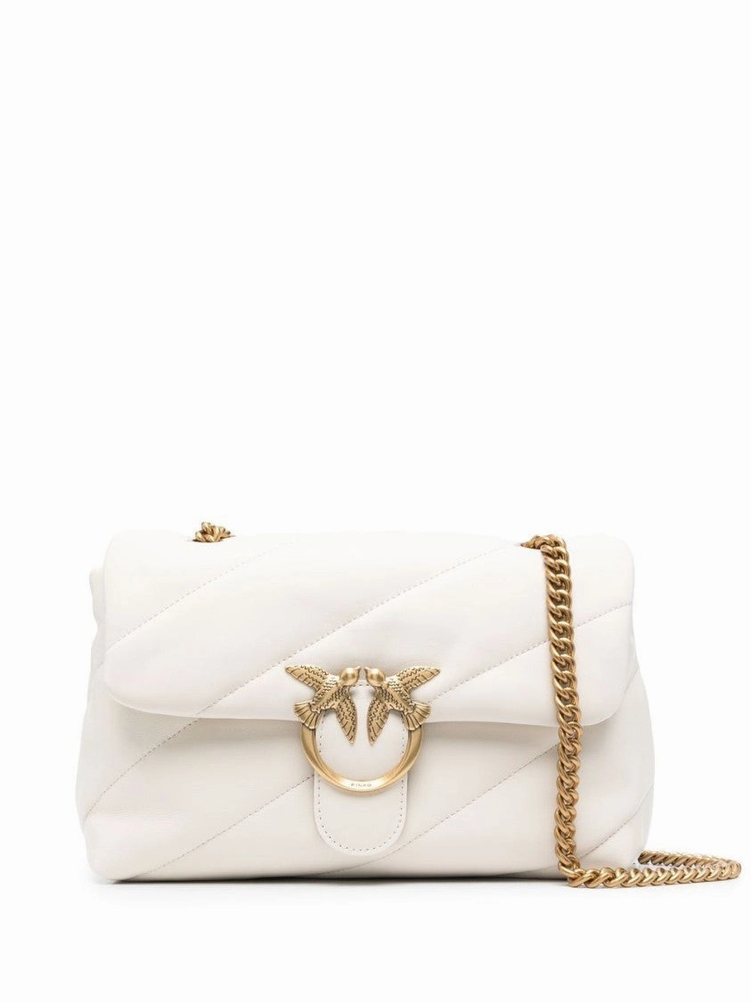 Matelass White Calf Leather Bag