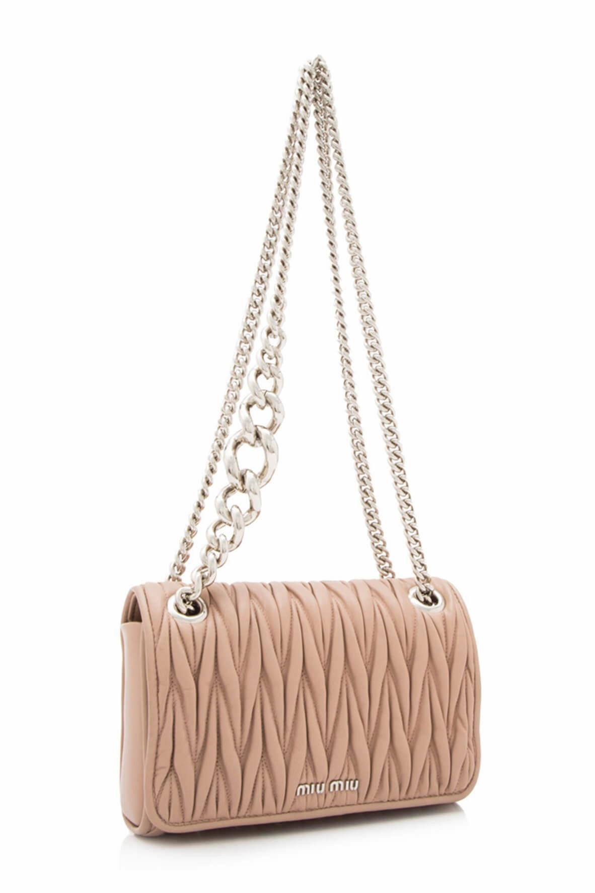 Matelasse Chain Shoulder Bag Cammeo