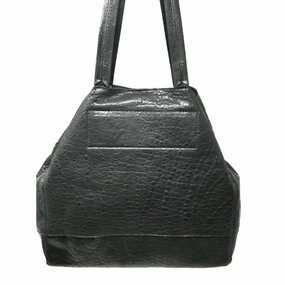 Maxon Collections Italian Nappa Texas Tote // Black